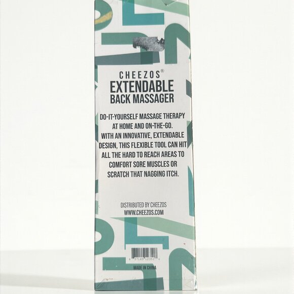 Cheezos Extended Back Massager Teal and White NEW - Picture 4 of 4
